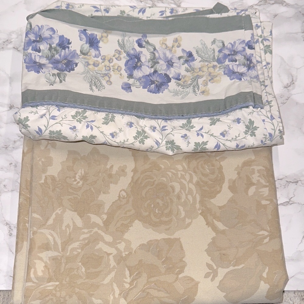 Set of two Vintage pillow cases